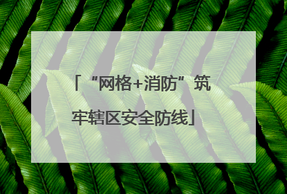 “网格+消防”筑牢辖区安全防线