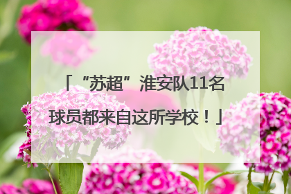“苏超”淮安队11名球员都来自这所学校！