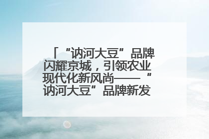 “讷河大豆”品牌闪耀京城，引领农业现代化新风尚——“讷河大豆”品牌新发地推介会圆满落幕