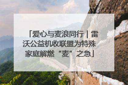 爱心与麦浪同行｜雷沃公益机收联盟为特殊家庭解燃“麦”之急