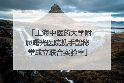上海中医药大学附属曙光医院携手鹊秘堂成立联合实验室