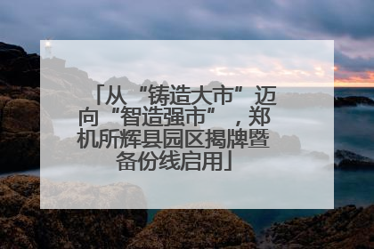 从“铸造大市”迈向“智造强市”，郑机所辉县园区揭牌暨备份线启用
