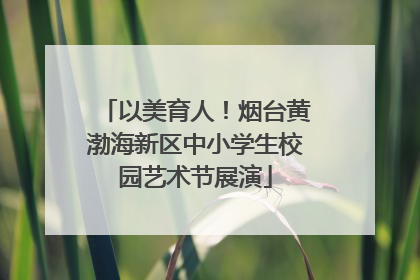 以美育人！烟台黄渤海新区中小学生校园艺术节展演