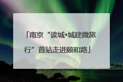 南京“读城•城建微旅行”首站走进颐和路