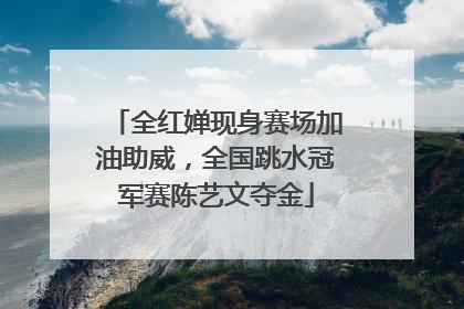 全红婵现身赛场加油助威，全国跳水冠军赛陈艺文夺金