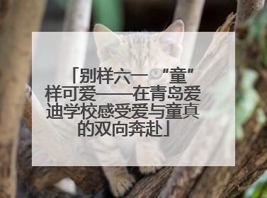 别样六一 “童”样可爱——在青岛爱迪学校感受爱与童真的双向奔赴