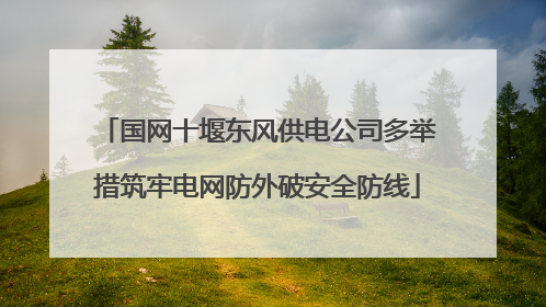 国网十堰东风供电公司多举措筑牢电网防外破安全防线