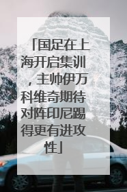 国足在上海开启集训，主帅伊万科维奇期待对阵印尼踢得更有进攻性
