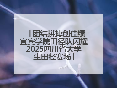 团结拼搏创佳绩 宜宾学院田径队闪耀2025四川省大学生田径赛场