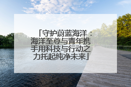 守护蔚蓝海洋：海洋至尊与青年携手用科技与行动之力托起纯净未来