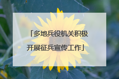 多地兵役机关积极开展征兵宣传工作