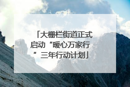 大栅栏街道正式启动“暖心万家行”三年行动计划