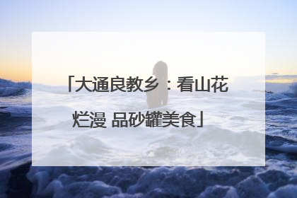 大通良教乡：看山花烂漫 品砂罐美食