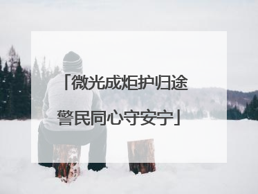 微光成炬护归途 警民同心守安宁