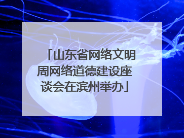 山东省网络文明周网络道德建设座谈会在滨州举办