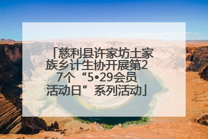 慈利县许家坊土家族乡计生协开展第27个“5•29会员活动日”系列活动