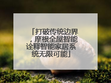 打破传统边界，摩根全屋智能诠释智能家居系统无限可能