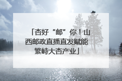 杏好“邮”你！山西邮政直播直发赋能繁峙大杏产业