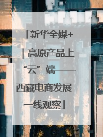 新华全媒+｜高原产品上“云”端——西藏电商发展一线观察