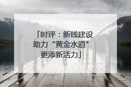 时评：新线建设助力“黄金水道”更添新活力