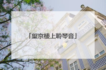 望京楼上聆琴音