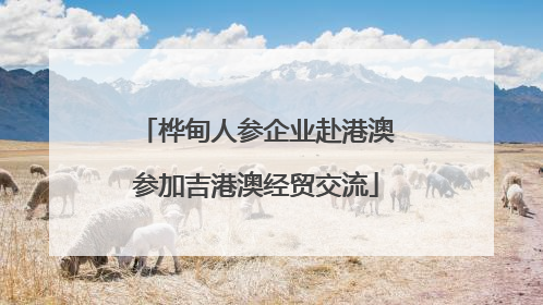 桦甸人参企业赴港澳参加吉港澳经贸交流