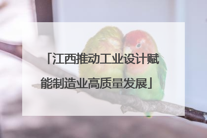 江西推动工业设计赋能制造业高质量发展