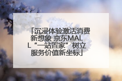 沉浸体验激活消费新想象 京东MALL“一站置家”树立服务价值新坐标