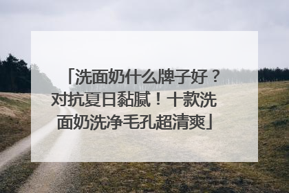 洗面奶什么牌子好？对抗夏日黏腻！十款洗面奶洗净毛孔超清爽