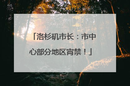 洛杉矶市长：市中心部分地区宵禁！