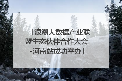 浪潮大数据产业联盟生态伙伴合作大会-河南站成功举办
