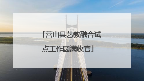 营山县艺教融合试点工作圆满收官
