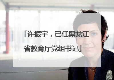 许振宇，已任黑龙江省教育厅党组书记