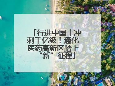 行进中国丨冲刺千亿级！通化医药高新区踏上“新”征程