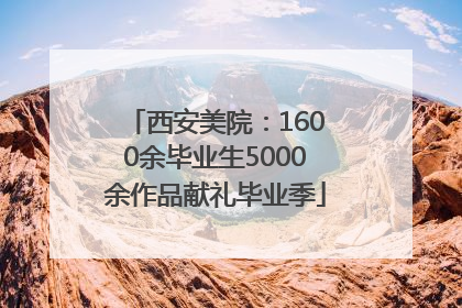 西安美院：1600余毕业生5000余作品献礼毕业季