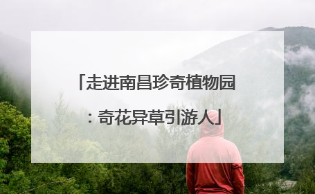 走进南昌珍奇植物园：奇花异草引游人