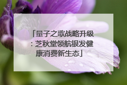 量子之歌战略升级：芝秋堂领航银发健康消费新生态