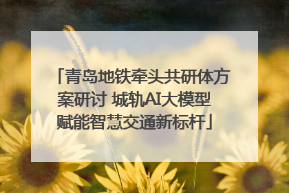 青岛地铁牵头共研体方案研讨 城轨AI大模型赋能智慧交通新标杆