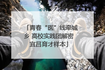 青春“医”线牵城乡 高校实践团解密宜昌育才样本