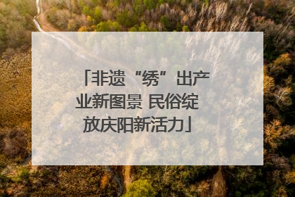 非遗“绣”出产业新图景 民俗绽放庆阳新活力