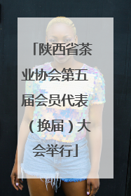 陕西省茶业协会第五届会员代表（换届）大会举行