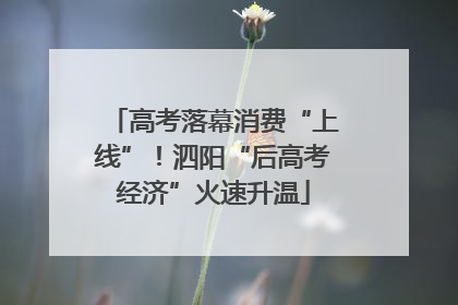 高考落幕消费“上线”！泗阳“后高考经济”火速升温