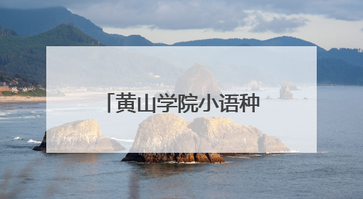 黄山学院小语种微专业学生助力景区外语讲解服务