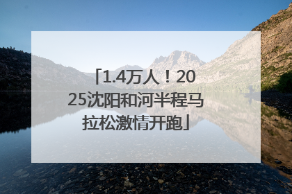 1.4万人！2025沈阳和河半程马拉松激情开跑