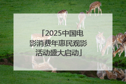 2025中国电影消费年惠民观影活动盛大启动