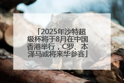 2025年沙特超级杯将于8月在中国香港举行，C罗、本泽马或将来华参赛