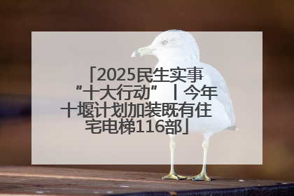 2025民生实事“十大行动”丨今年十堰计划加装既有住宅电梯116部