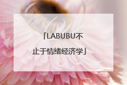 LABUBU不止于情绪经济学