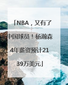 NBA，又有了中国球员！杨瀚森4年薪资预计2139万美元