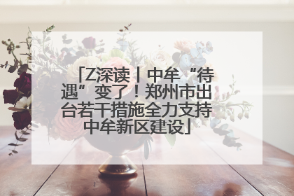 Z深读丨中牟“待遇”变了！郑州市出台若干措施全力支持中牟新区建设